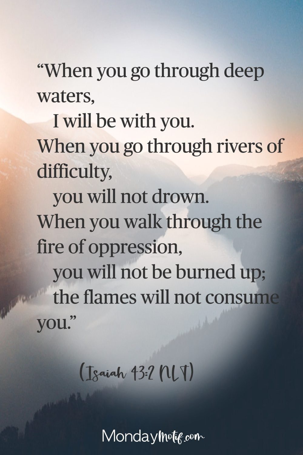 River-aesthetic-with-Isaiah-43-2-scripture-overlay